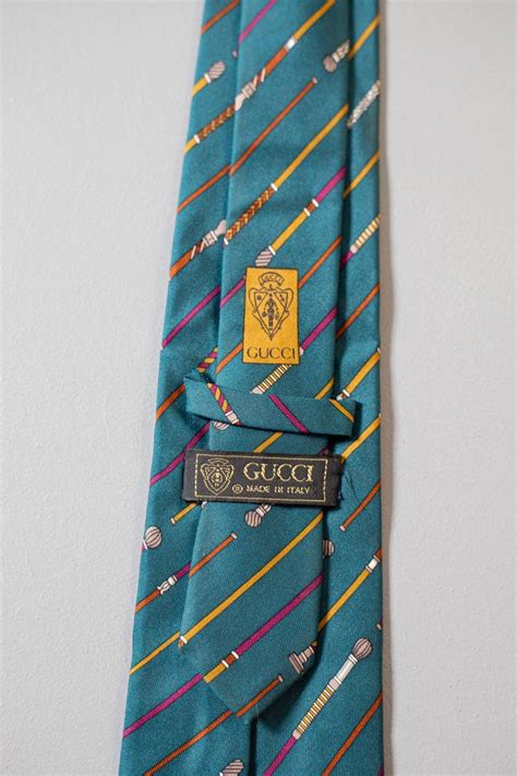 vintage gucci tie 1970s